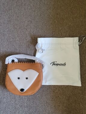 NWT Thaynards - Heidi the Hedgehog Leather Purse Hand Bag & Dust Bag